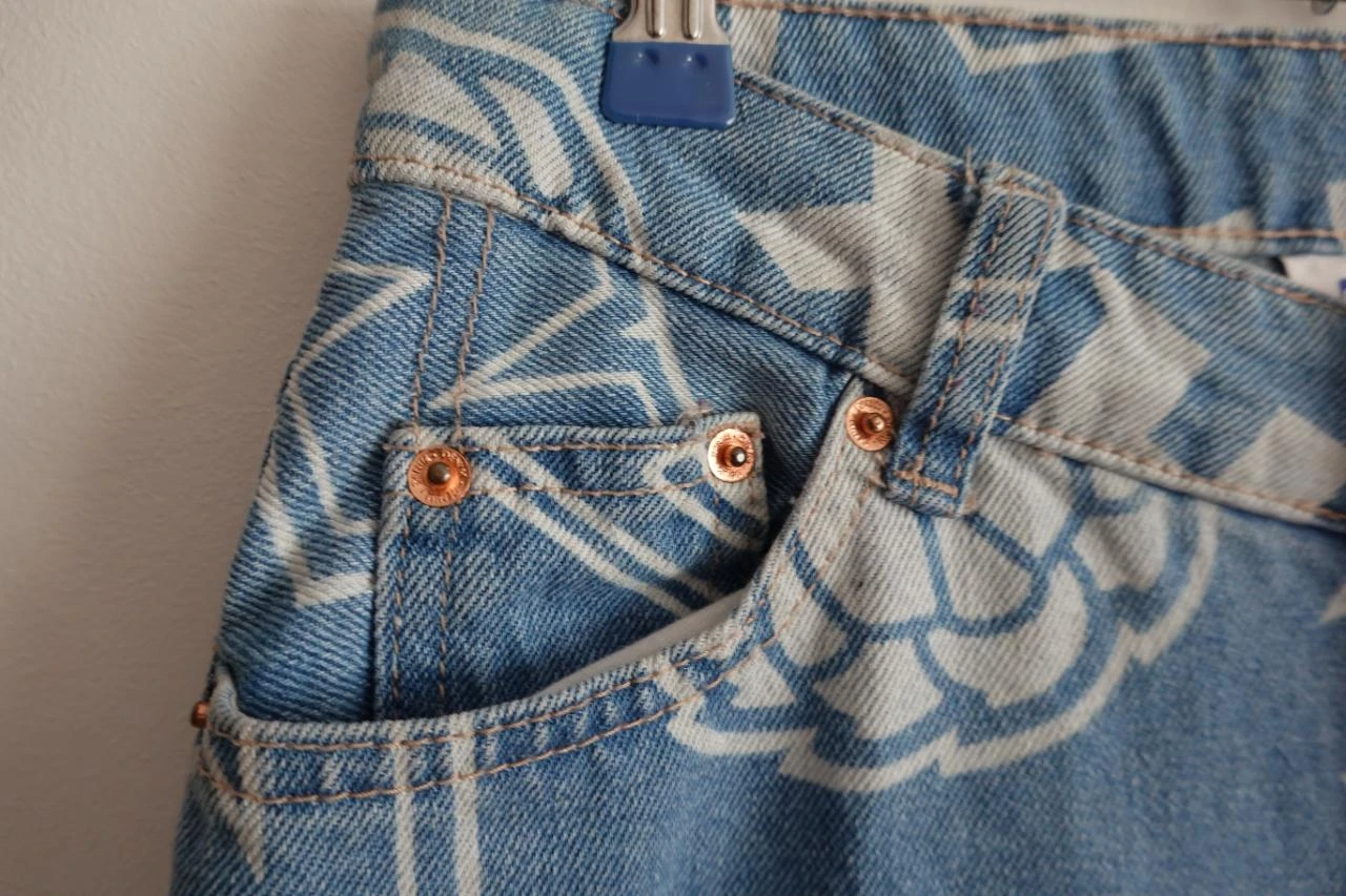 Lefties x NBA All-Over Print Jeans size 36 – photo 3